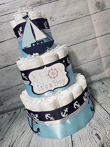 anchor diaper cake