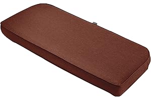 Classic Accessories 62-016-HHENNA-EC Montlake Bench Cont. Cushion Foam and Slip Cover, Heather Henna, 41" Wide x 18" deep x 3