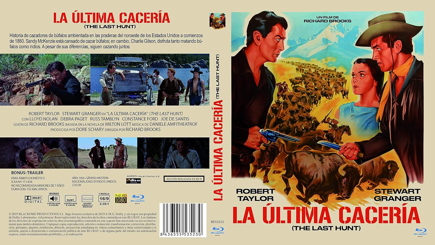 Amazon Com La Ultima Caceria r 1956 The Last Hunt Blu Ray Import Movies Tv