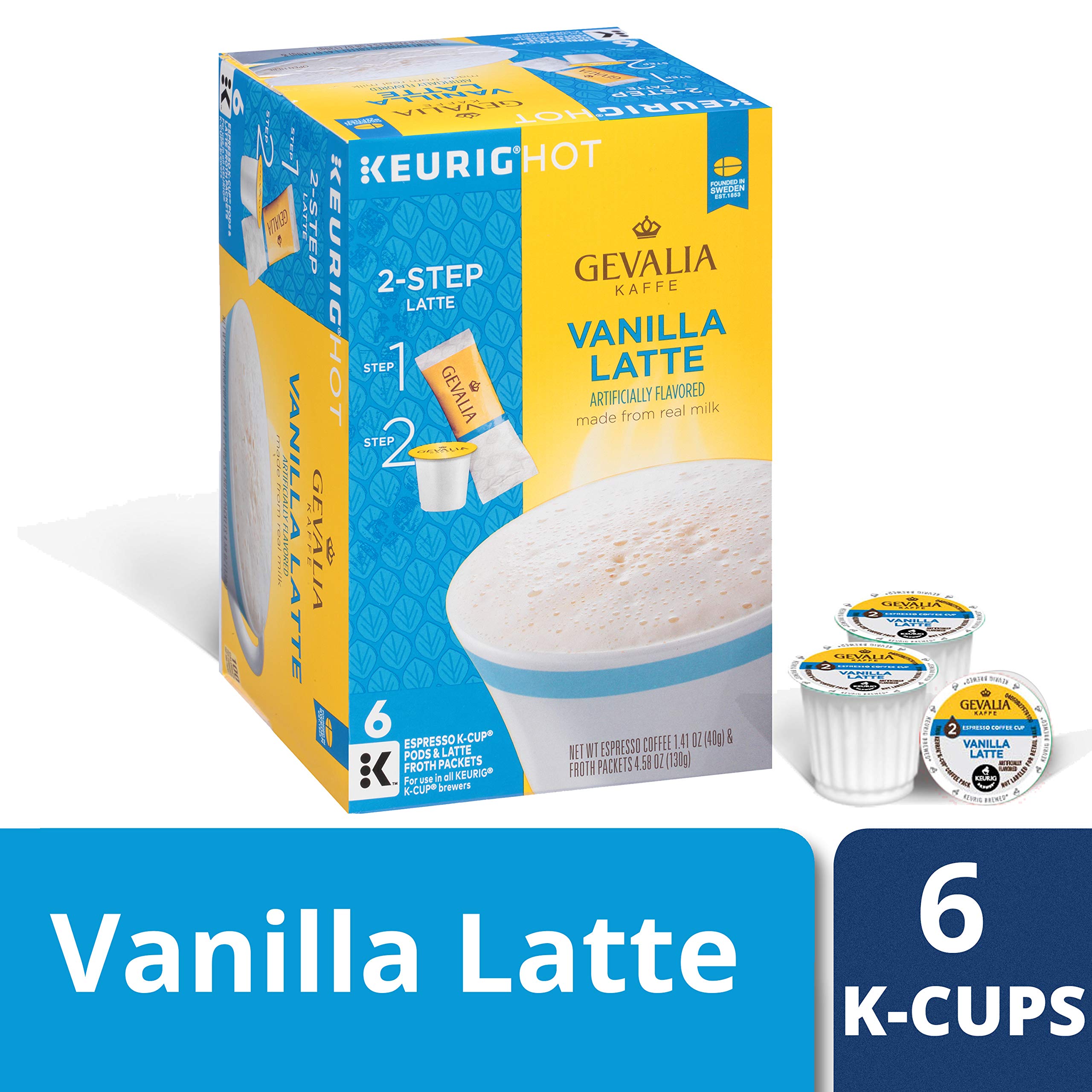 Gevalia Vanilla Latte Espresso Keurig K 