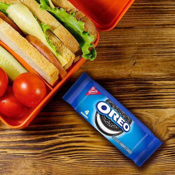 OREO CHOCOLATE SANDWICH COOKIES, 10 SNACK PACKS (4 COOKIES PER PACK)