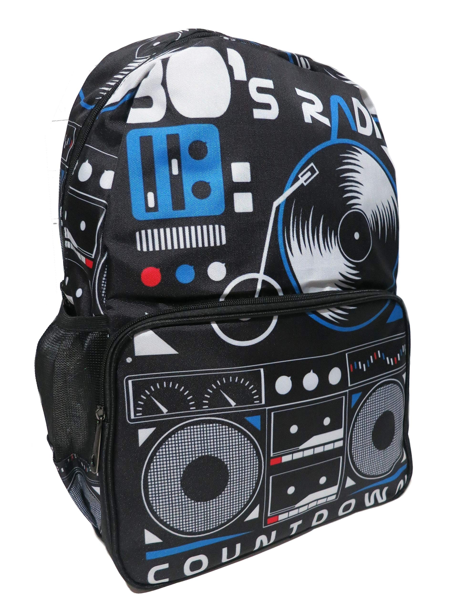 RETRO STEREO 8OS Backpack Rucksack School College Check EMO GOTH Mod Laptop Bag