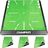 CHAMPKEY Heavy-Duty Golf Hitting Mat - Swing Path Feedback Golf Practice Mat - Ideal for Indoor and Outdoor Training