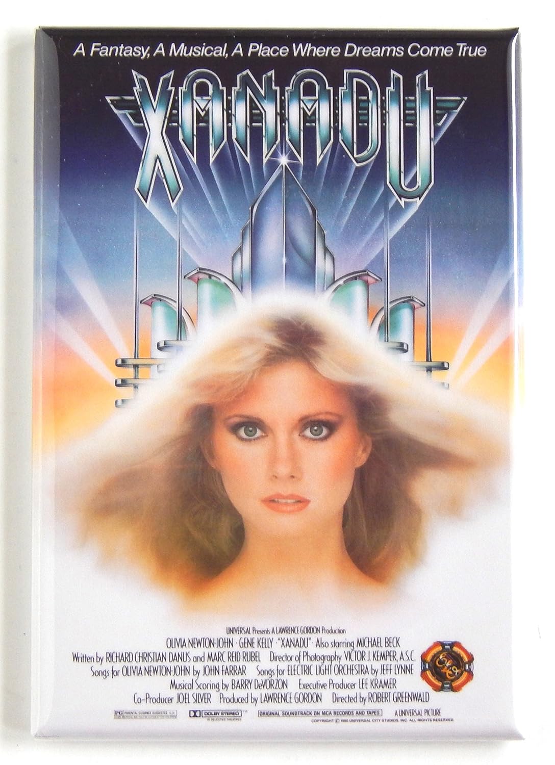 Xanadu Póster de la película imán para nevera (2,5 x 3,5 cm ...