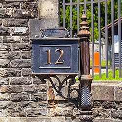 Jetec 10 Pcs House Numbers 3D Door Mailbox Numbers