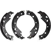 BOSCH BS802 Blue Drum Brake Shoe Set - Rear | Compatible with Select Toyota Camry, RAV4