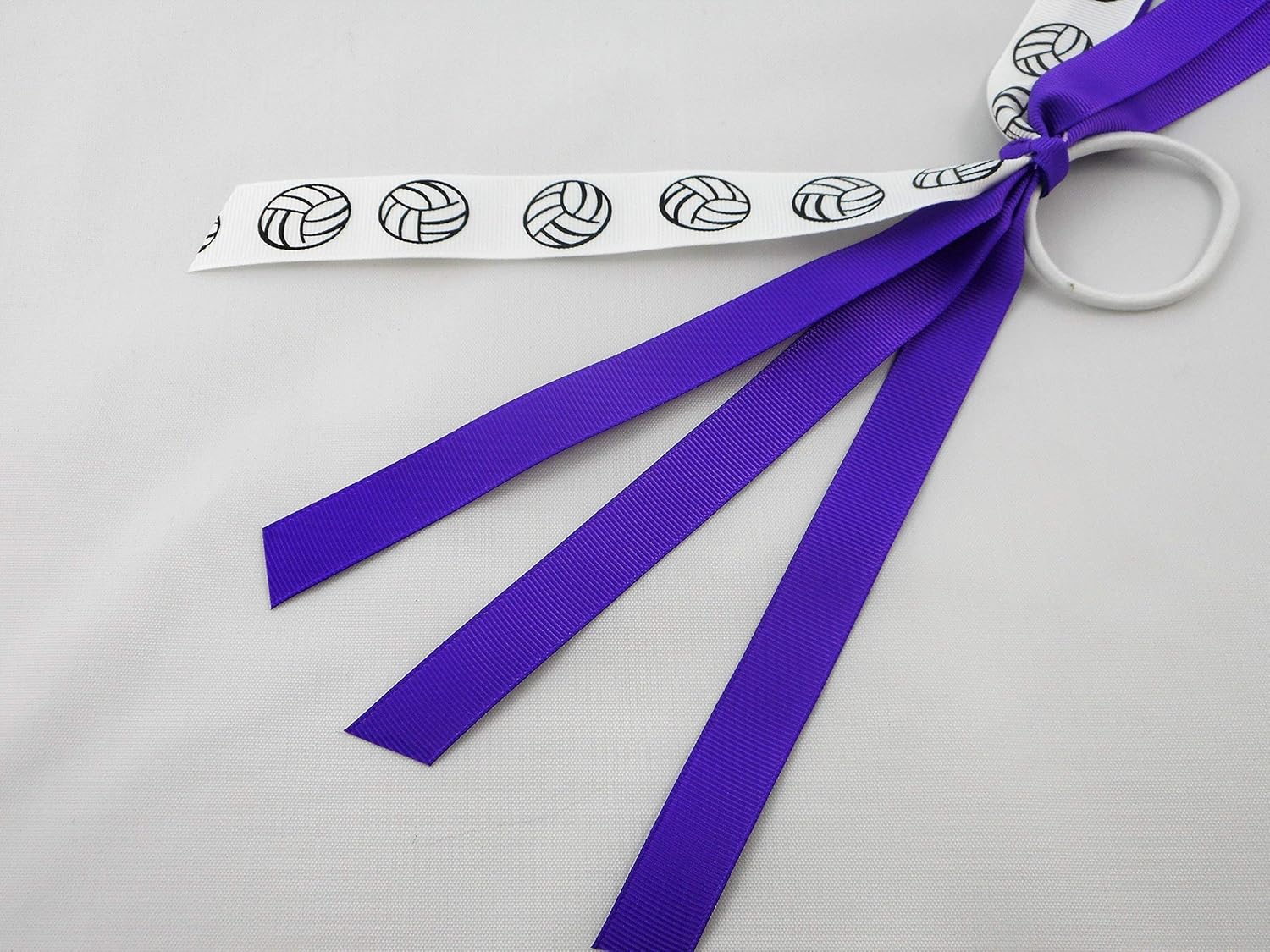 Amazon Com Volleyball Ponytail Holder Pony Ribbons Hair Ties