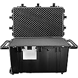 Eylar XXXL 32" Transport Roller Gear, Camera, Tools, Equipment Hard Case Waterproof w/Foam (Black)