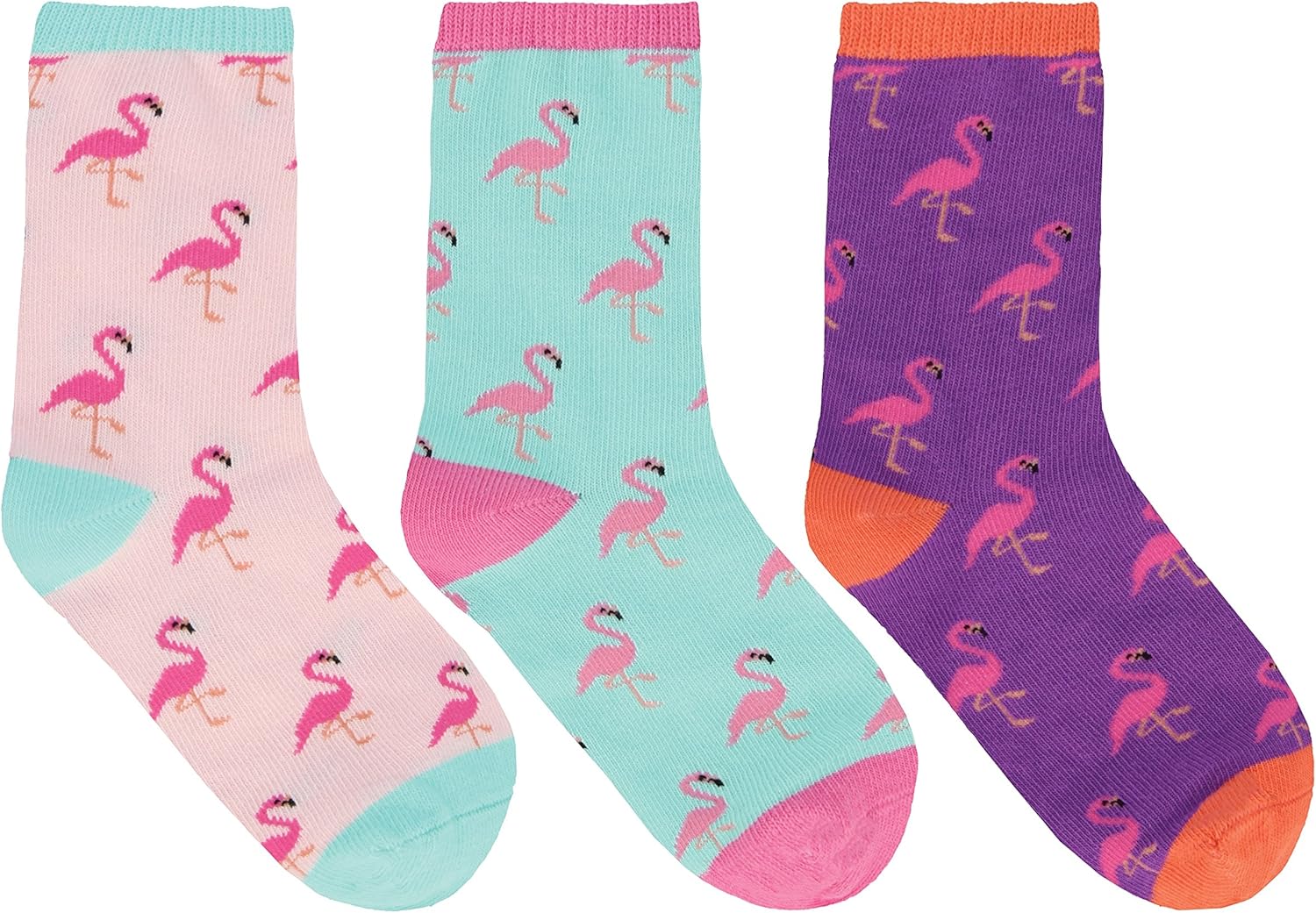 Socksmith Childrens Flamingo Cute Novelty Pastel Socks