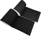 On1shelf 18cm Ultra Wide Self Adhesive Hook and Loop Strips Set Black 1m view 2