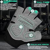 WESTWOOD FOX Gym Gloves Fitness Training Anti-Slip Padded Palm Breathable view 3