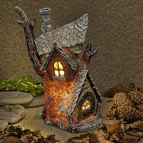 Garden Glows Fairy Dwelling The Home Of Agnes Moonshadow Fairy