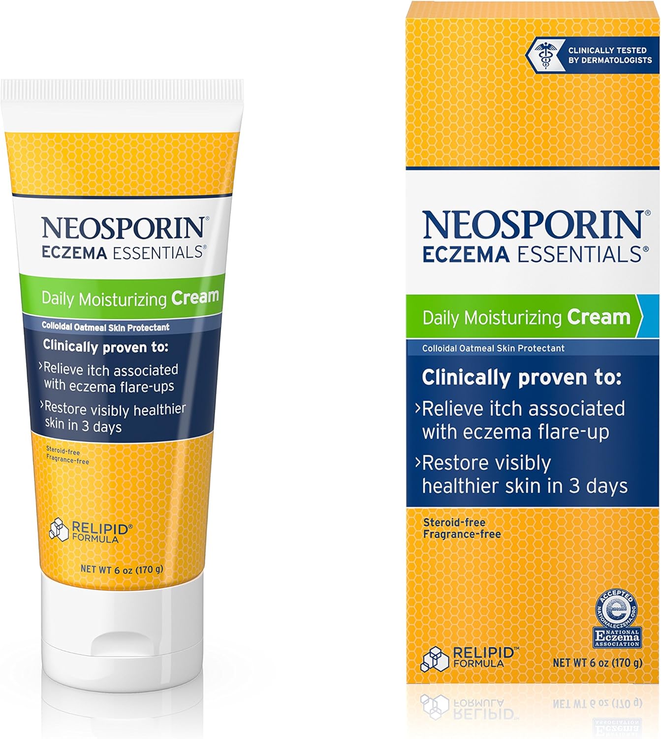 Neosporin Eczema Essentials Daily Moisturizing Cream, 6 Oz: Health & Personal Care