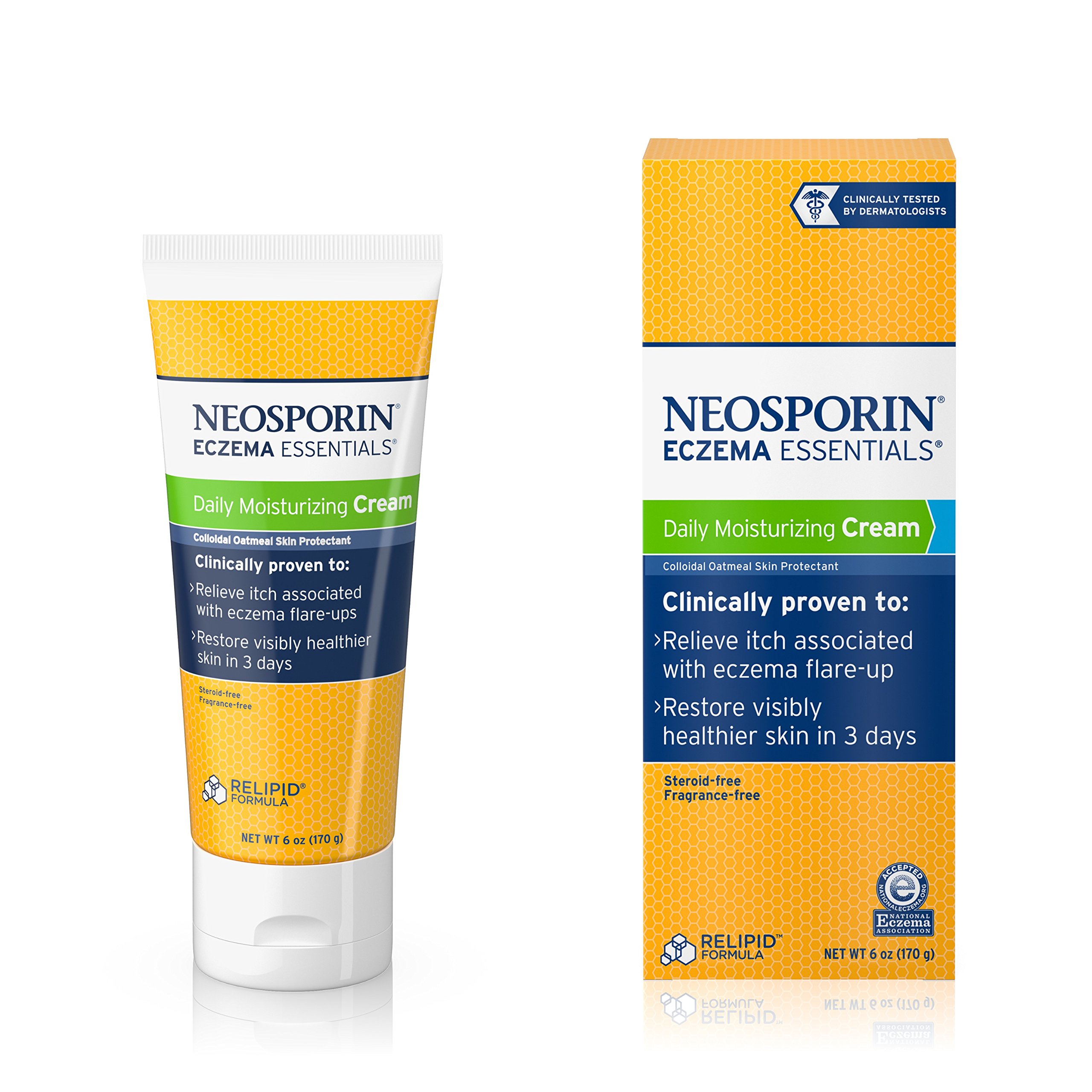 Amazoncom Neosporin Eczema Essentials Daily Moisturizing Cream 6