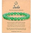 Seyaa Jade Bracelet for Women, Good Luck Beaded Bracelet for Women, Birthday Christmas Mothers'day Gift for Mom