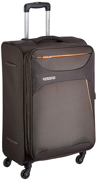 American Tourister Z-strike Polyester 56 cms Chocolate Brown Softsided Cabin Luggage (AMT Z-STRIKE SP56CM CHO BRW)
