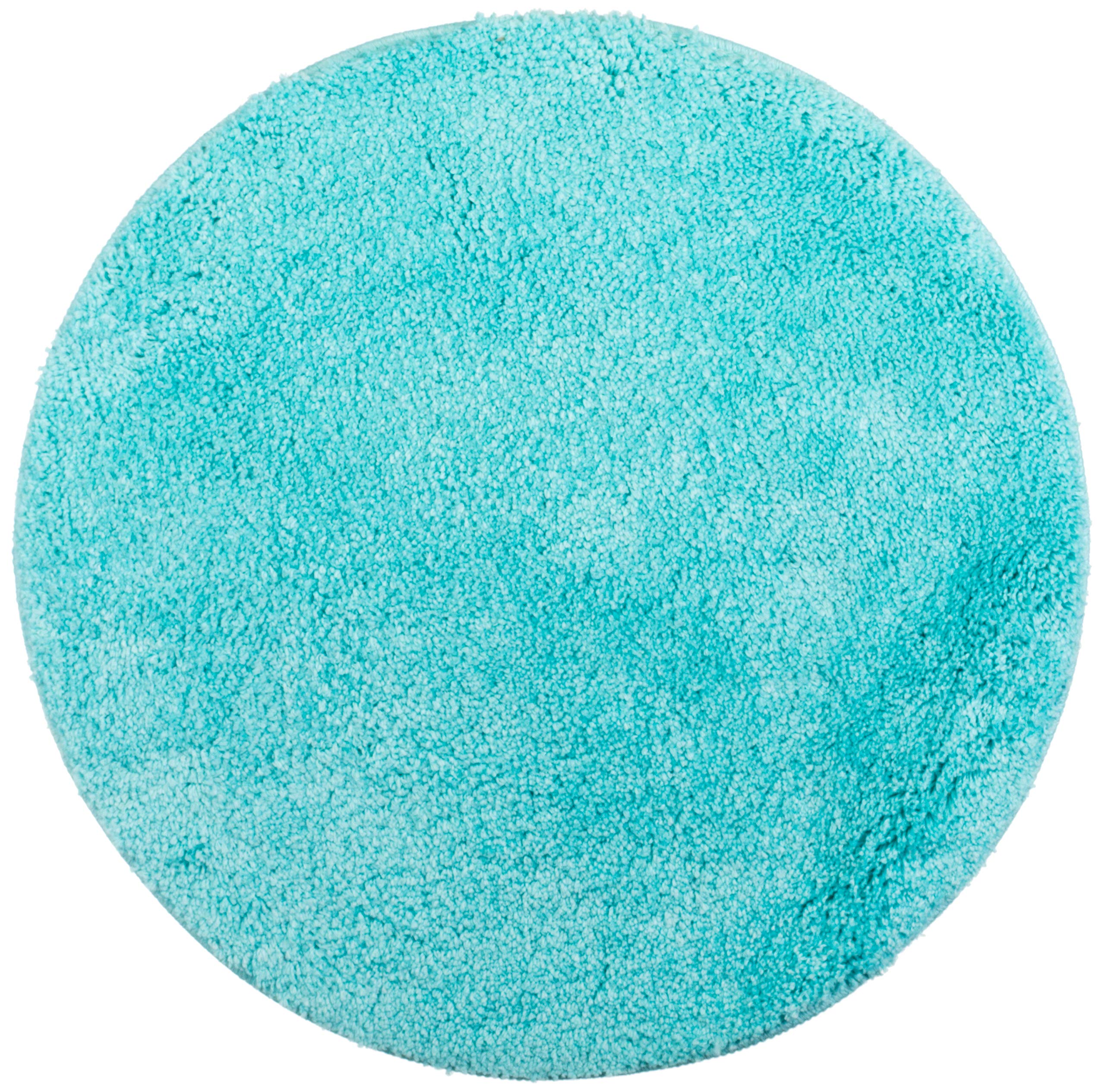 Brandsseller Bath Mat Diameter 60 cm Round Turquoise