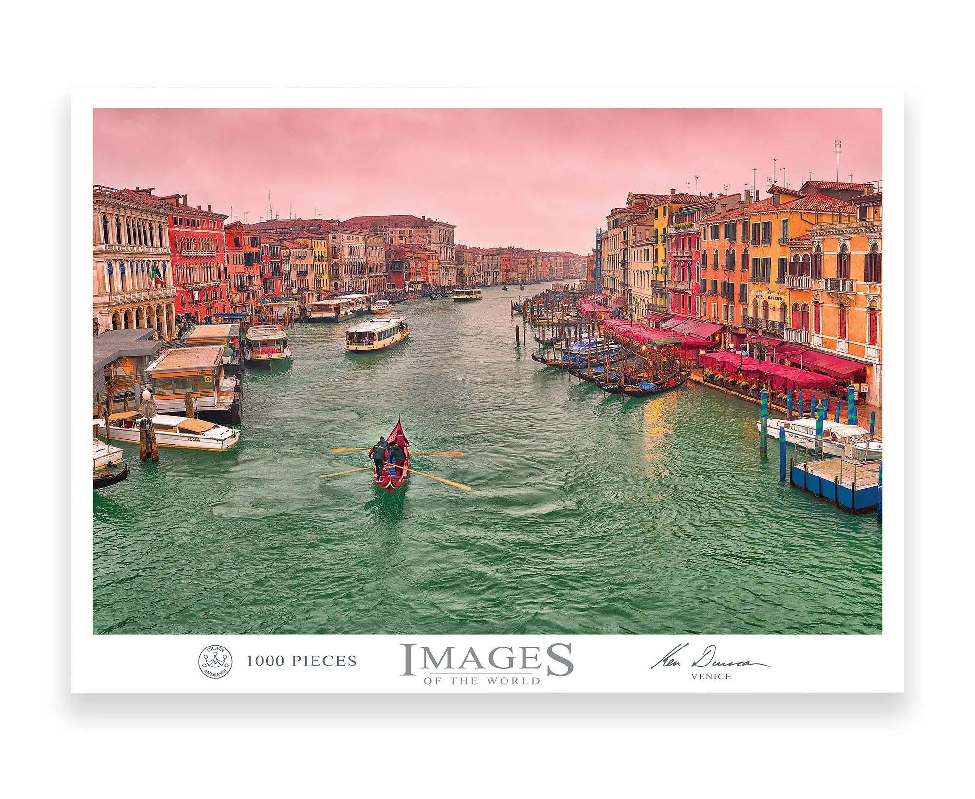 Crown & Andrews Puzzles 911795.006 WMB Ken Duncan 1000 Pieces Jigsaw Puzzles For Teens and Adults, Venice