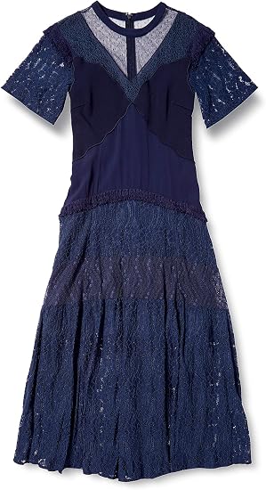 Amazon Co Jp スナイデル ワンピース バリエーションレースロングワンピース レディース 服 ファッション小物