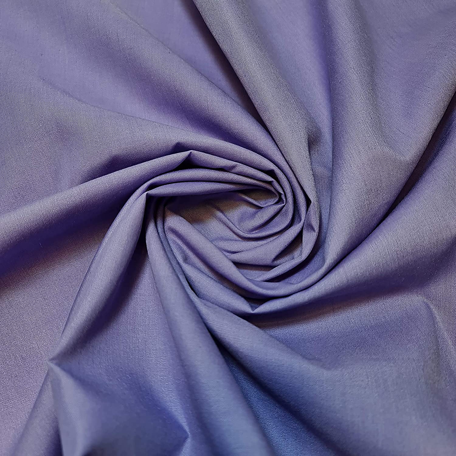 Textile Station Plain/Solid Dyed Polyester Polycotton Dress Craft Fabric Material 44" - 112 cm Wide Sold As 1 Meter Pre - Cut Lengths (Available in 42 Colours)(Mauve, 2 Meter)