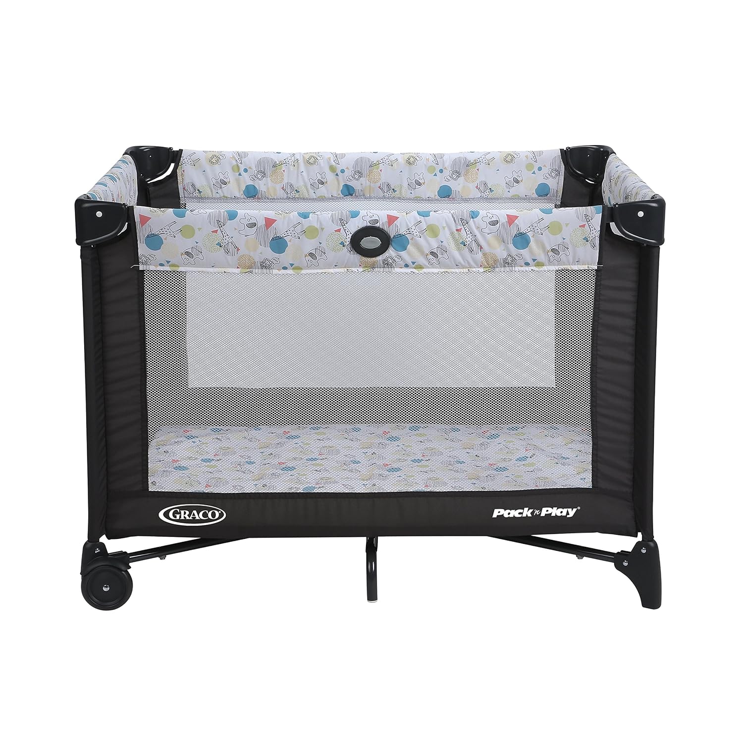 Graco Pack and Play Portable Playard | Push Button Compact Fold, Carnival : Baby