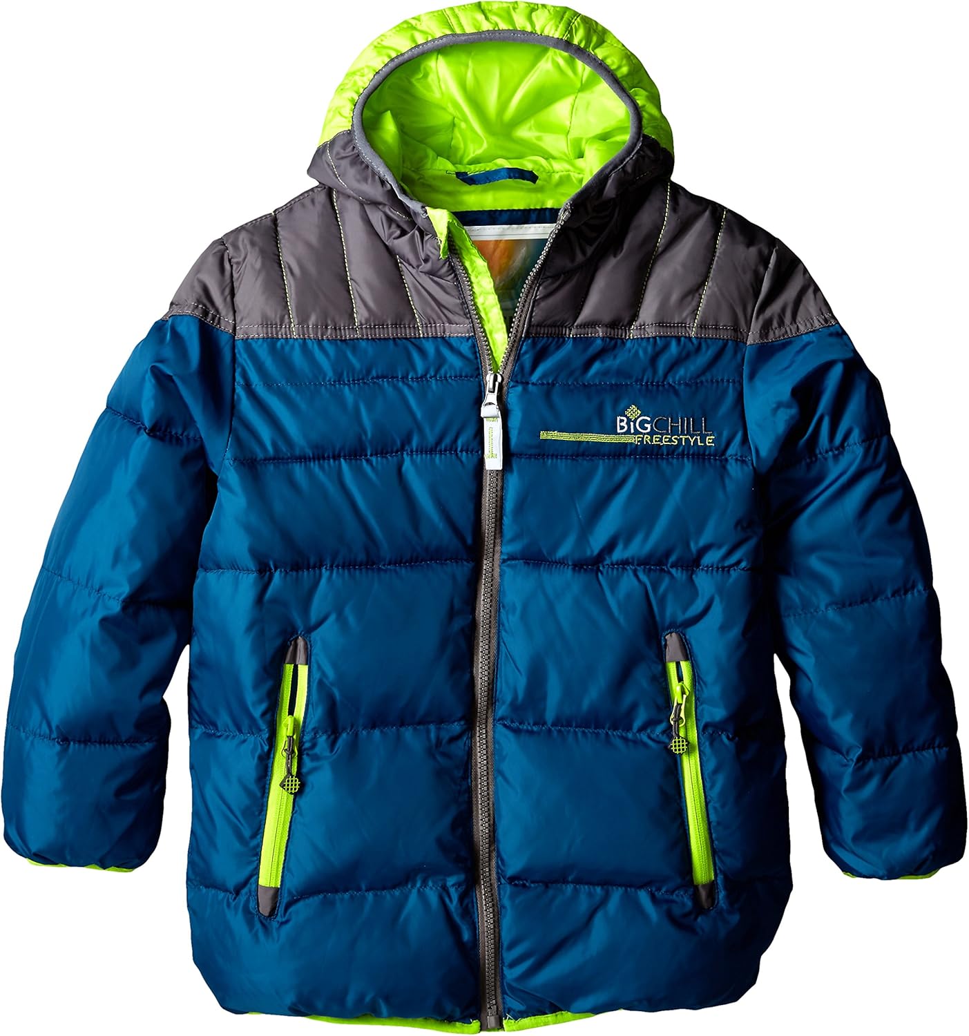 Big Chill Boys' Puffer Jacket with Down Fill Clothing