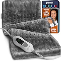GENIANI Electric Heating Pad for Back Pain