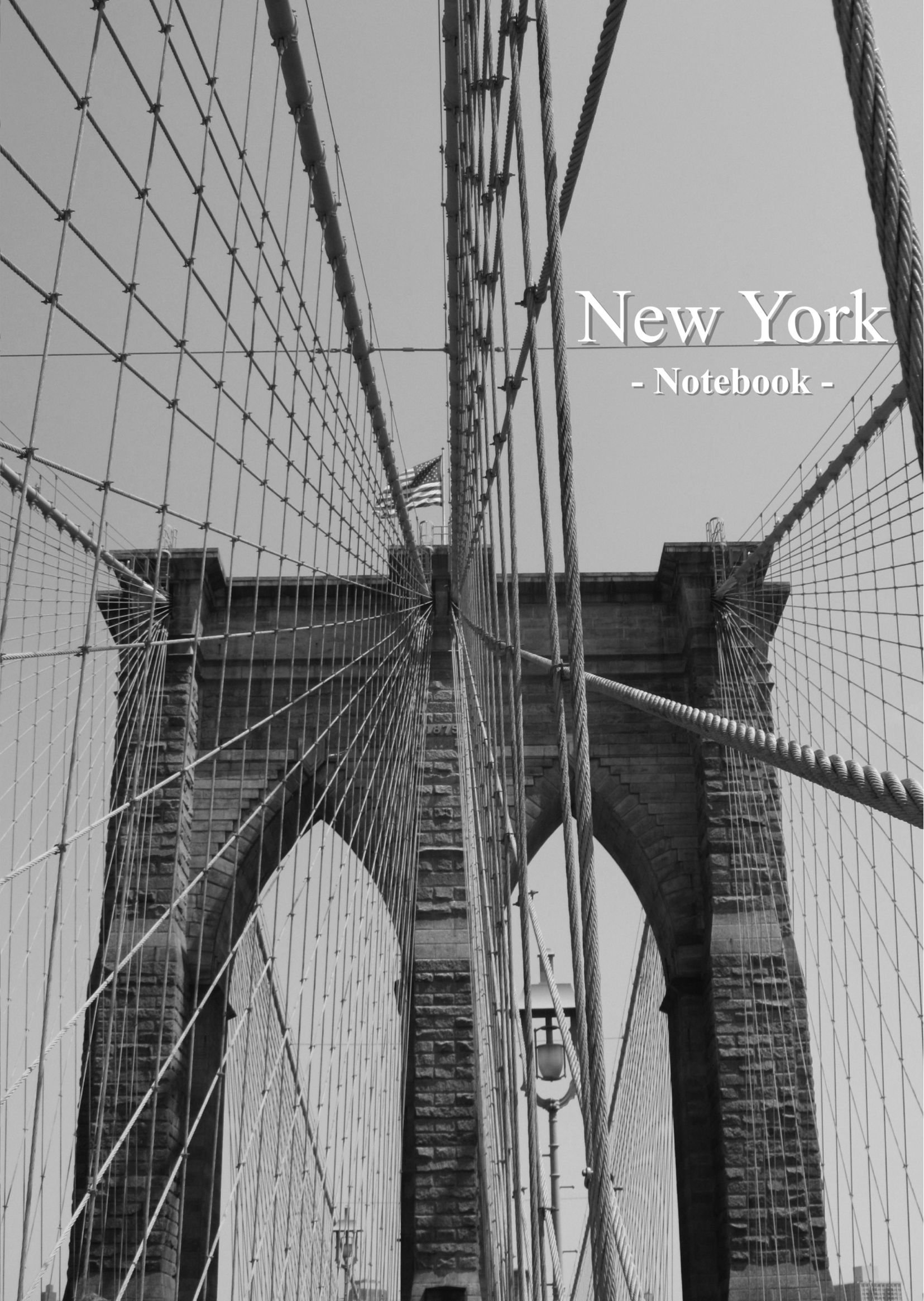 New York - Notebook: Notizbuch, DIN A4, liniert