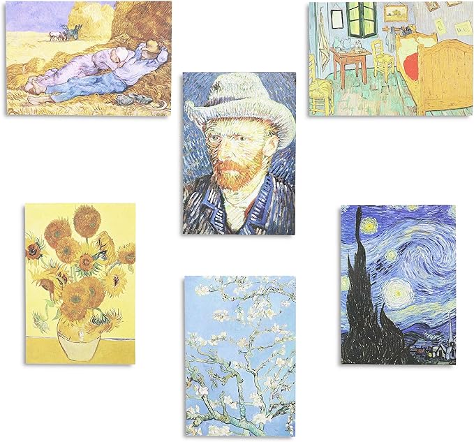 36Pack Van Gogh Notecards, 6 Designs Amazon.co.uk Office Products