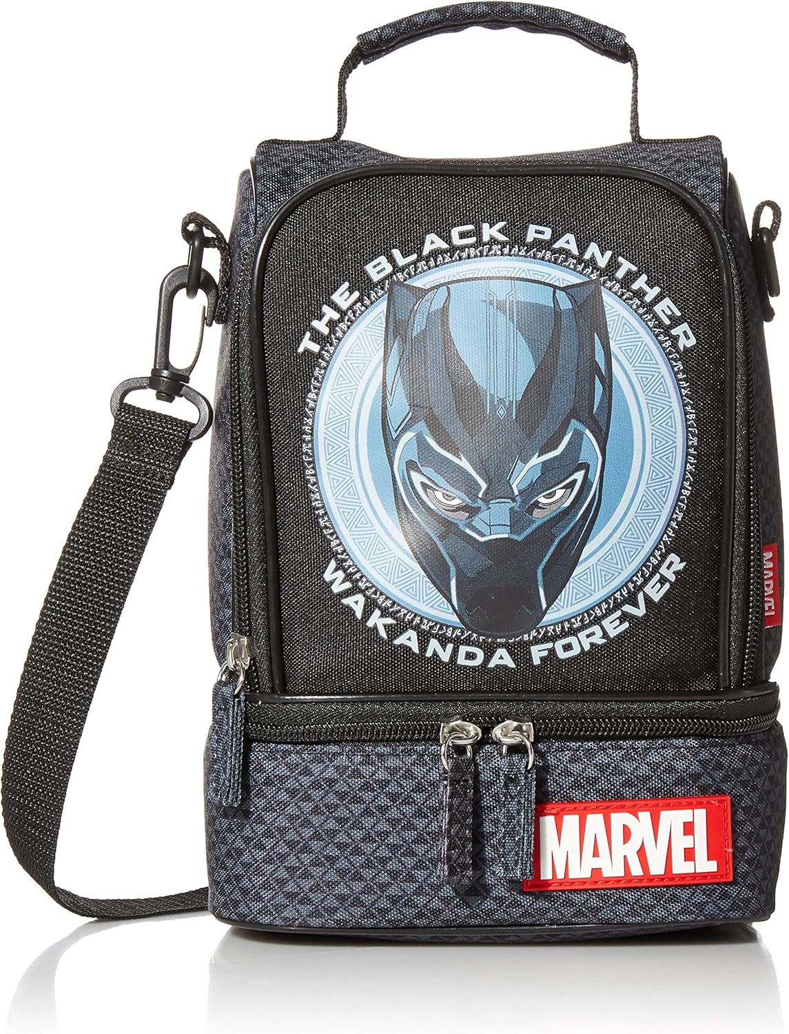 Marvel Black Panther Lunch Box Black Clothing