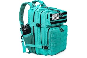 LHI Military Tactical Backpack for Men and Women 45L Army 3 Days Assault Pack Bag Large Rucksack with Molle System