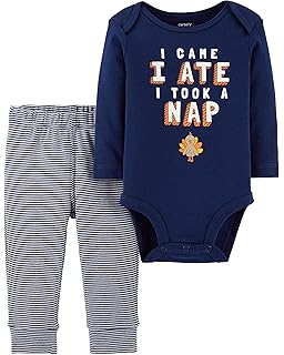 Amazon Com Carter S Unisex Baby Thanksgiving Day Jumpsuit Clothing