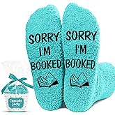 VICRAZY Book Lovers Gifts, Funny Reading Socks for Book Lovers, Cute Gifts for Readers Women, Ideal gifts Socks For Reader