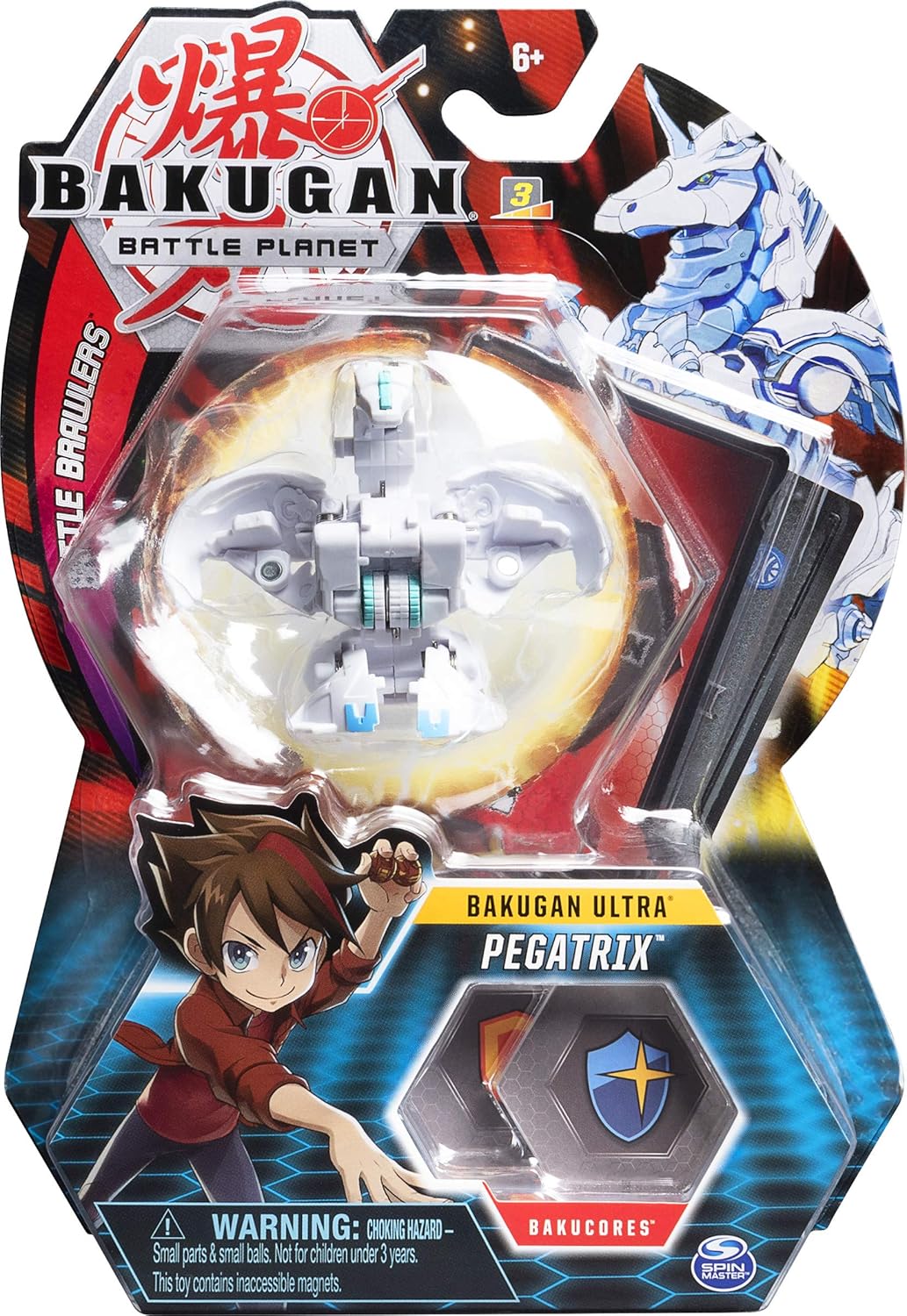 Amazon.com: Bakugan Ultra, Pegatrix, Figura de acción coleccionable de 3.0 in y tarjeta de coleccionista, para edades de 6 años en adelante: Toys \u0026 Games