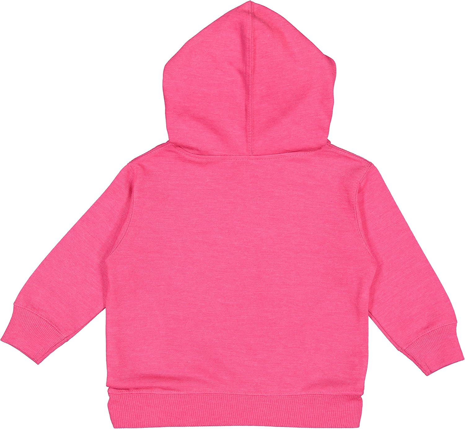 RABBIT SKINS Toddler Fleece Long Sleeve Hooded Pullover Sweatshirt with Side Seam Pockets: Rabbit Skins: Clothing