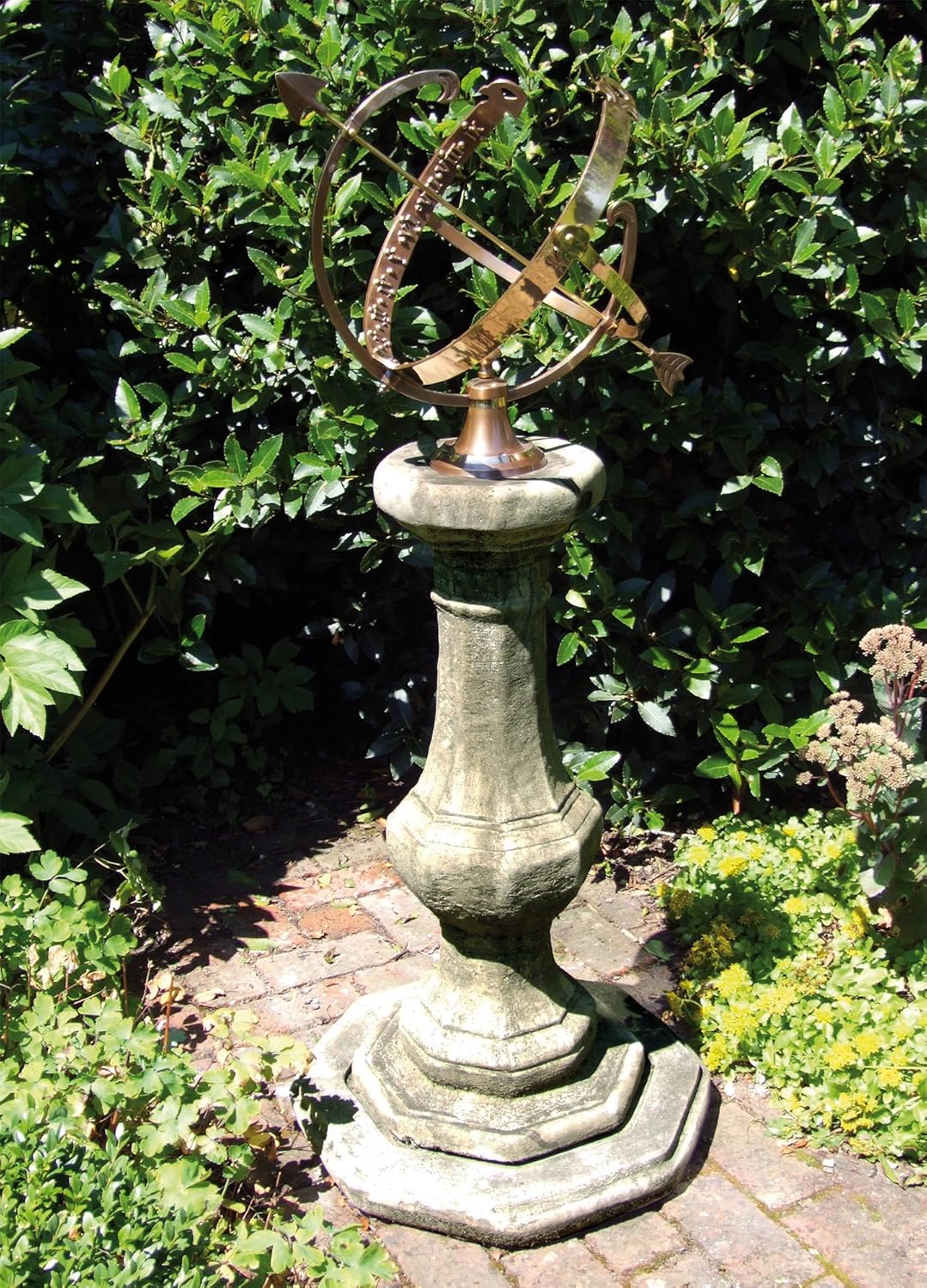 Statues & Sculptures Online Large Garden Sundial Pedestal Armillary
