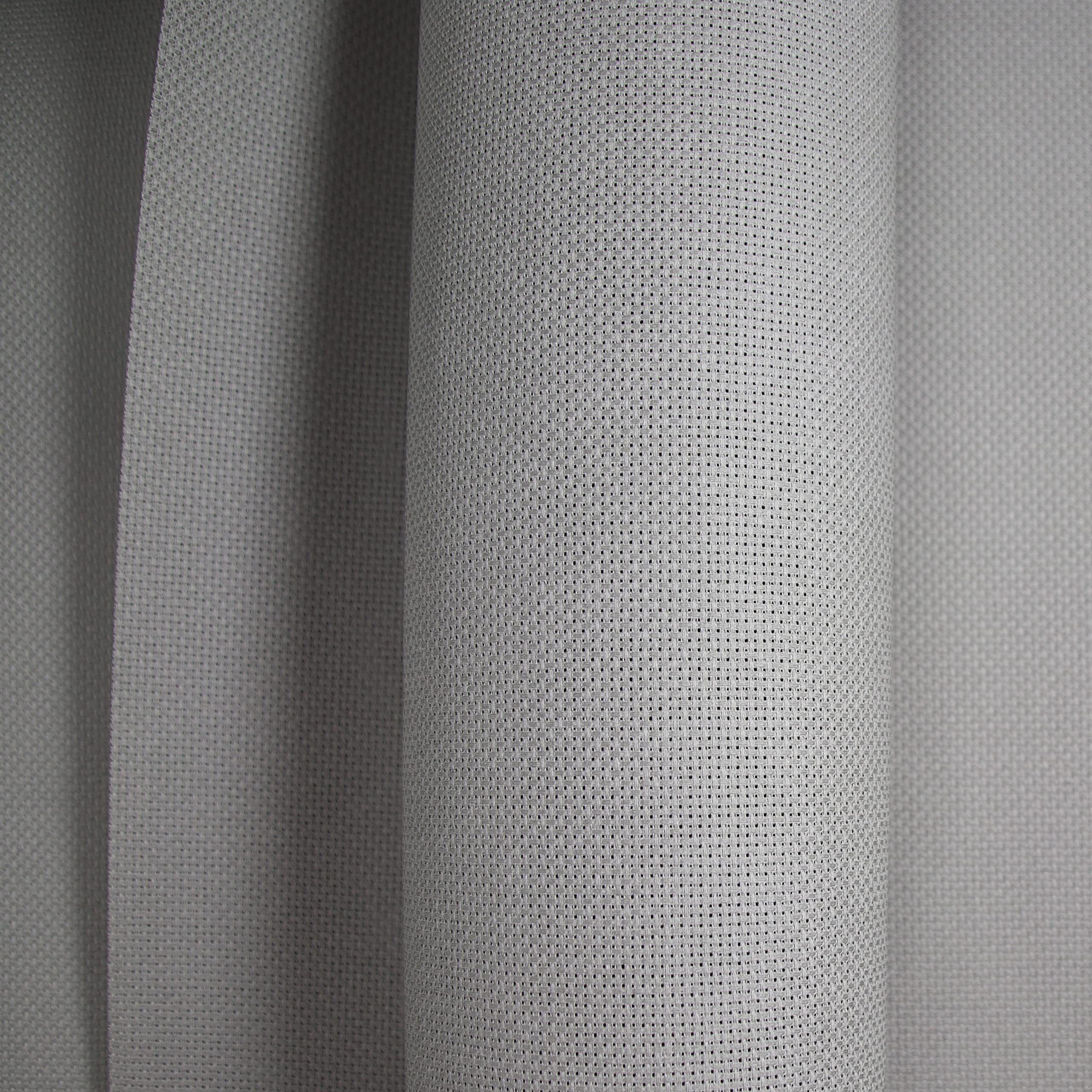 19" x 28" 14CT Counted Cotton Aida Cloth Cross Stitch Fabric (Medium Grey) — image 1