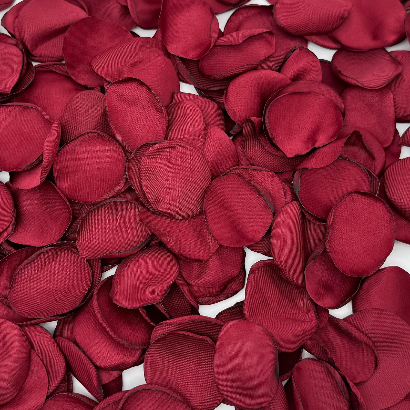 Vsosfiza 200 PCS Rose petals for Wedding,Reusable Silk Petals,Artificial Scatter Petals for Wedding Walk,Valentine's Day,Bridal Showers(Burgundy) โ image 1
