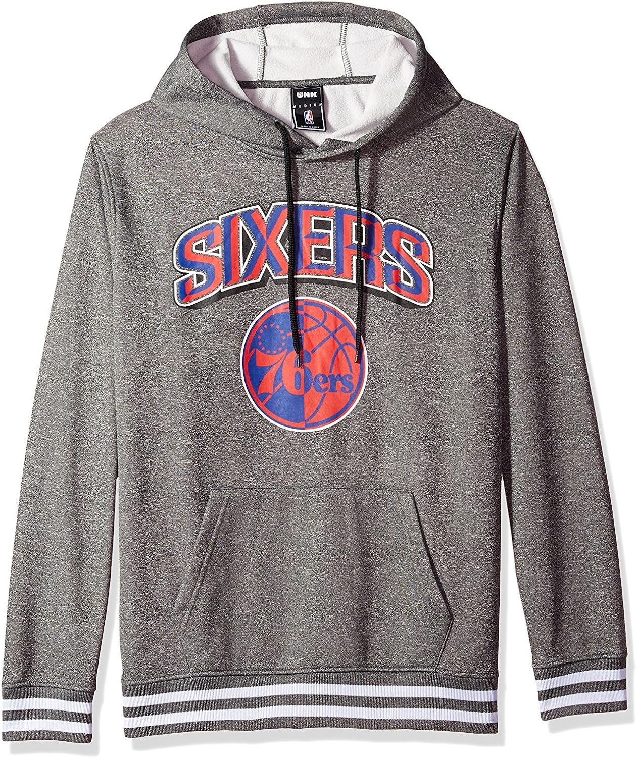 Ultra Game NBA Men's Stripe Pullover Fleece Hoodie Sweatshirt : Clothing