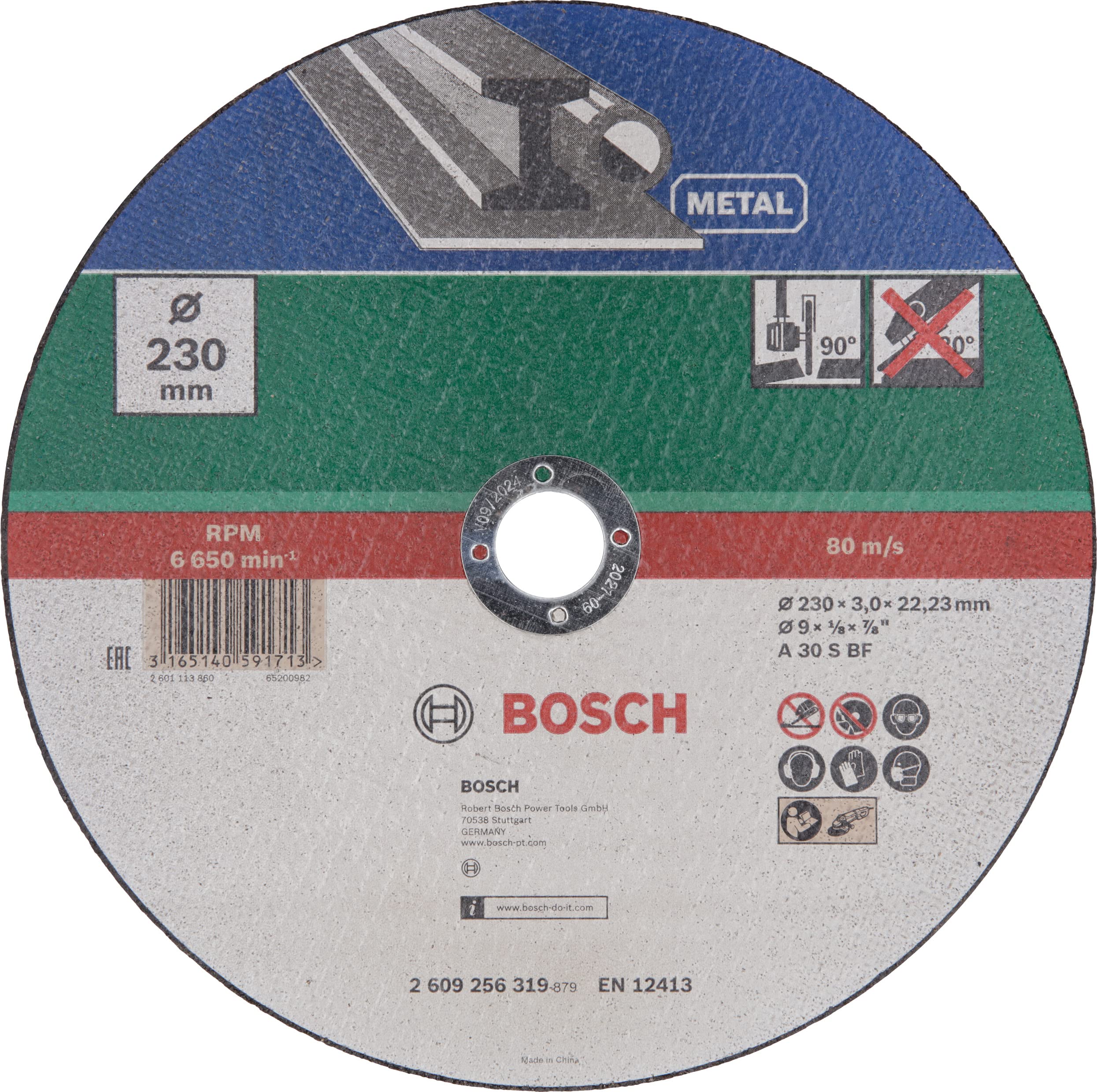 Bosch 2609256319 Straight Cutting Disc