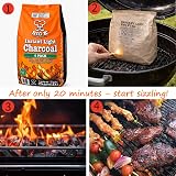 Topline Big K Instant Light Lumpwood Charcoal 6 x 1kg Bags view 3