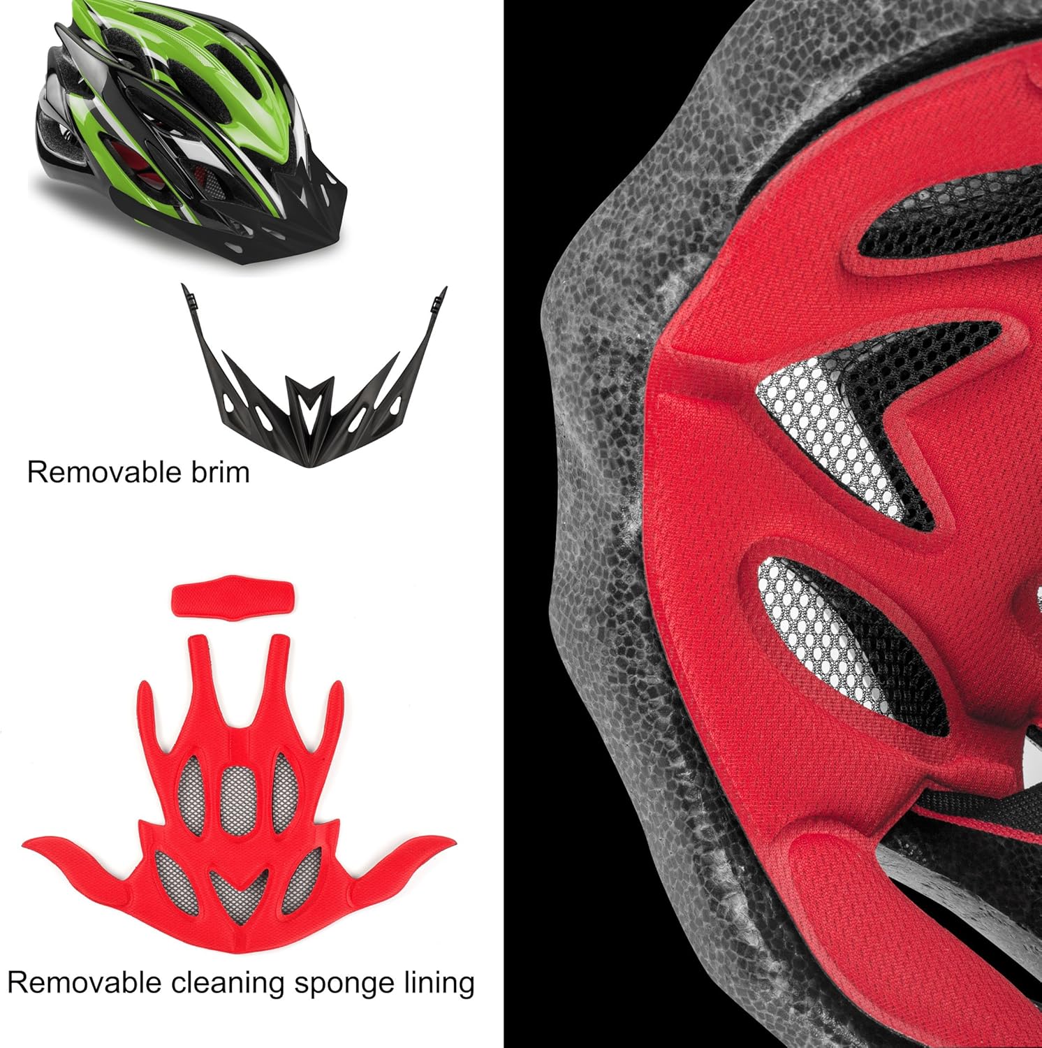 Caschi A 360 Shinmax Casco Bici Con Luce A Led Casco Da Montagna Da Strada Specializzato Regolabile Certificato Ce Per Uomo Donna Casco Da Bici Super Leggero Zaino Per Casco Da Bici Per