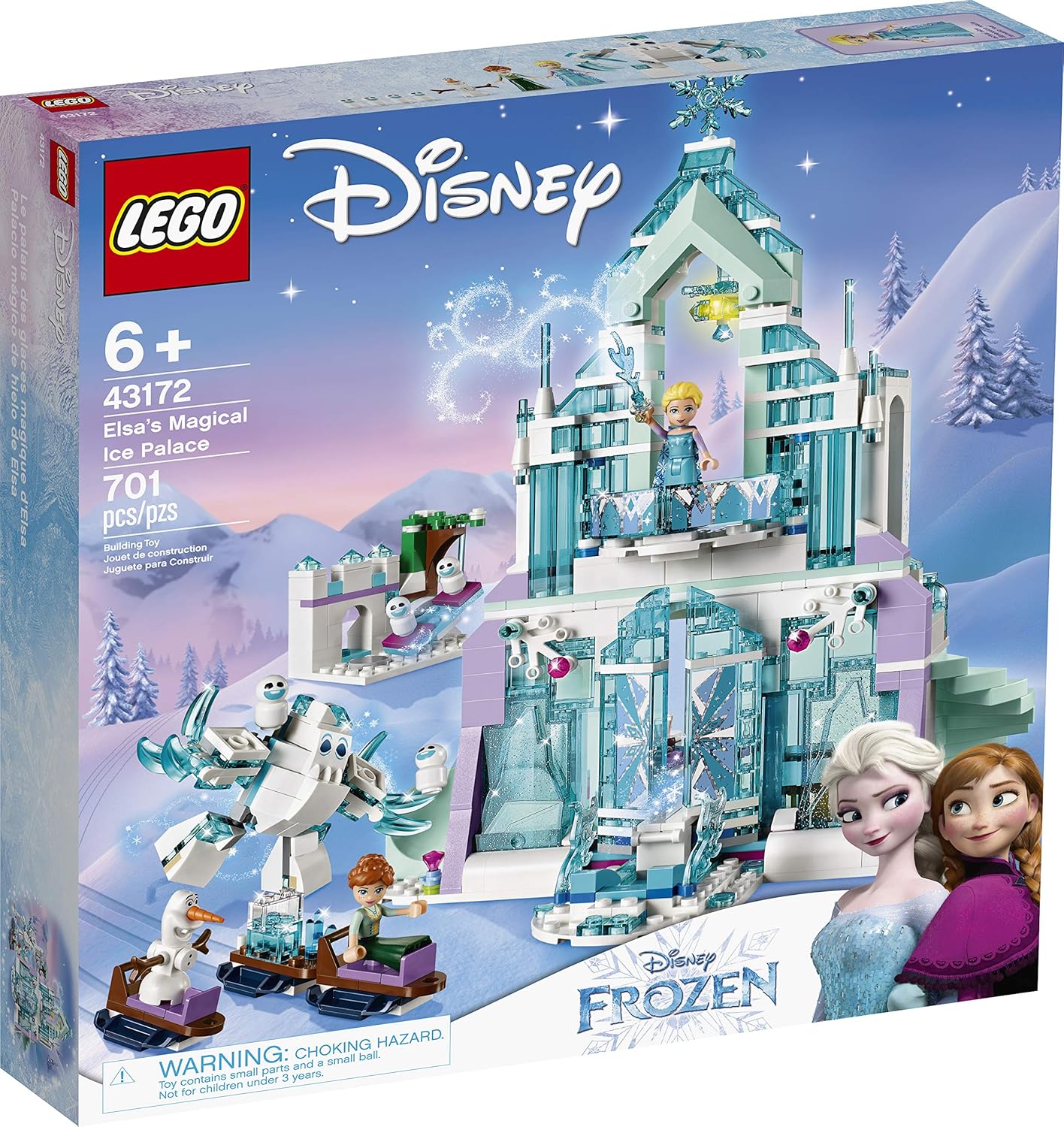 frozen lego castle set