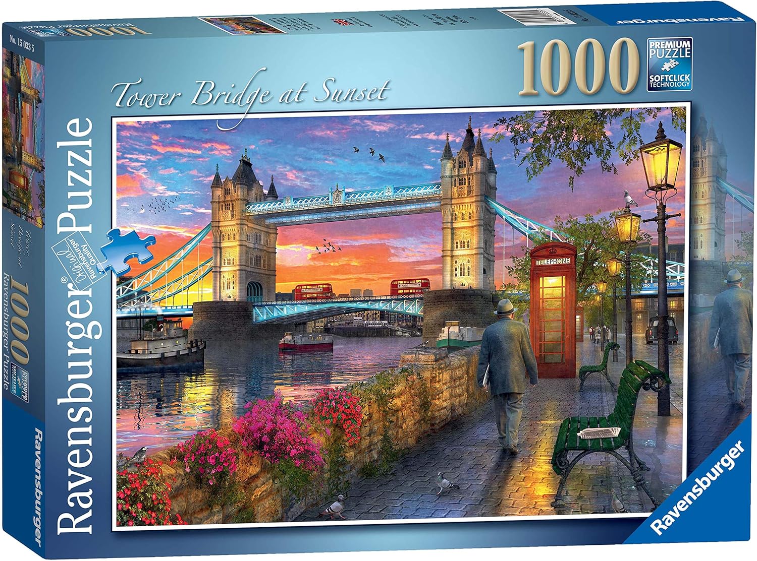 Ravensburger London Tower Bridge at Sunset Jigsaw Puzzle (1000 Pieces) Amazon.de Spielzeug