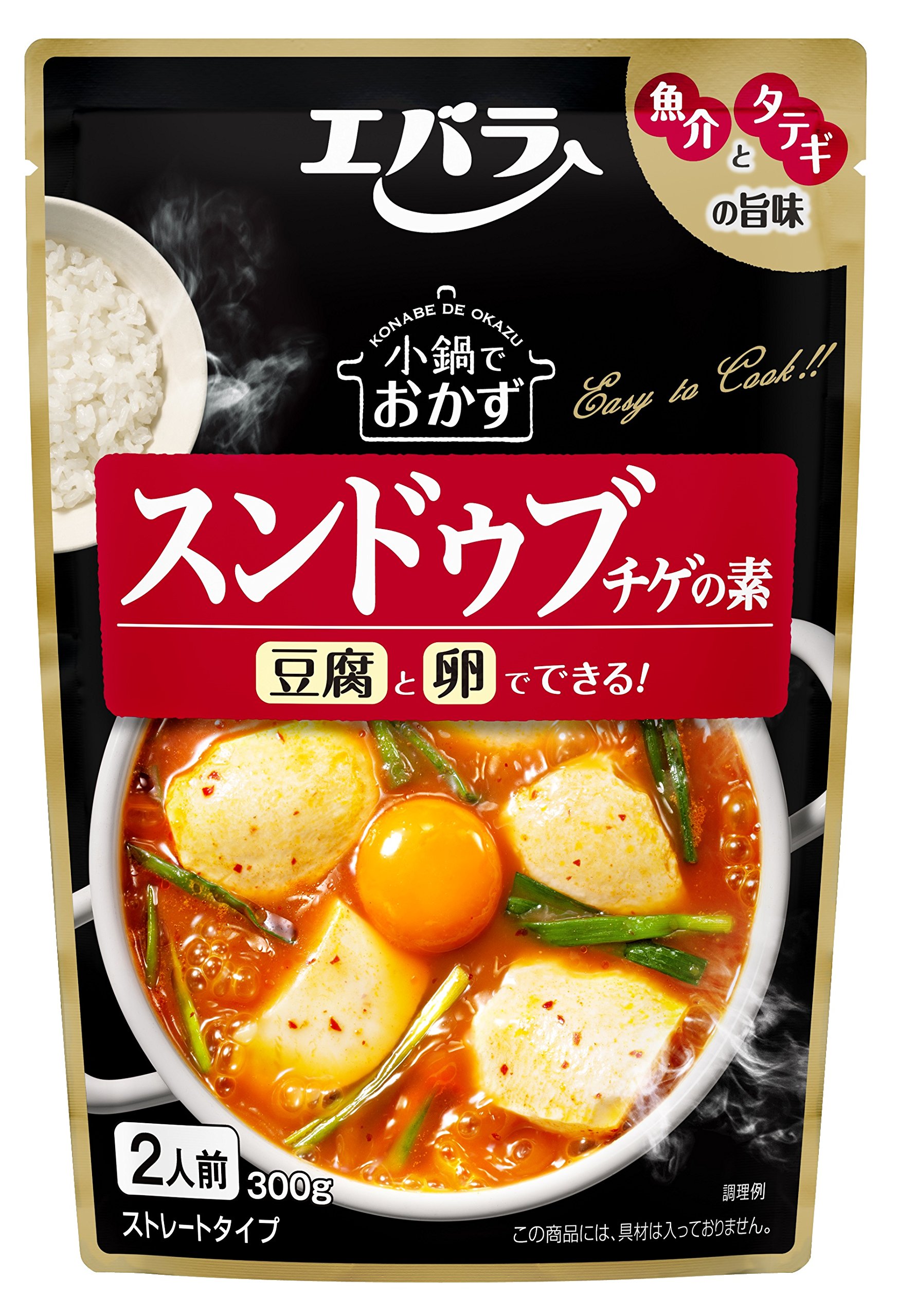 エバラ食品工業 小鍋でおかず スンドゥブチゲの素 300g ×3袋の商品画像