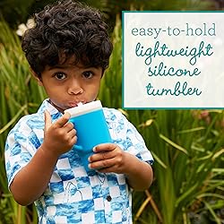Infantino My 1st Tumbler, Silicone Sippy Cup with