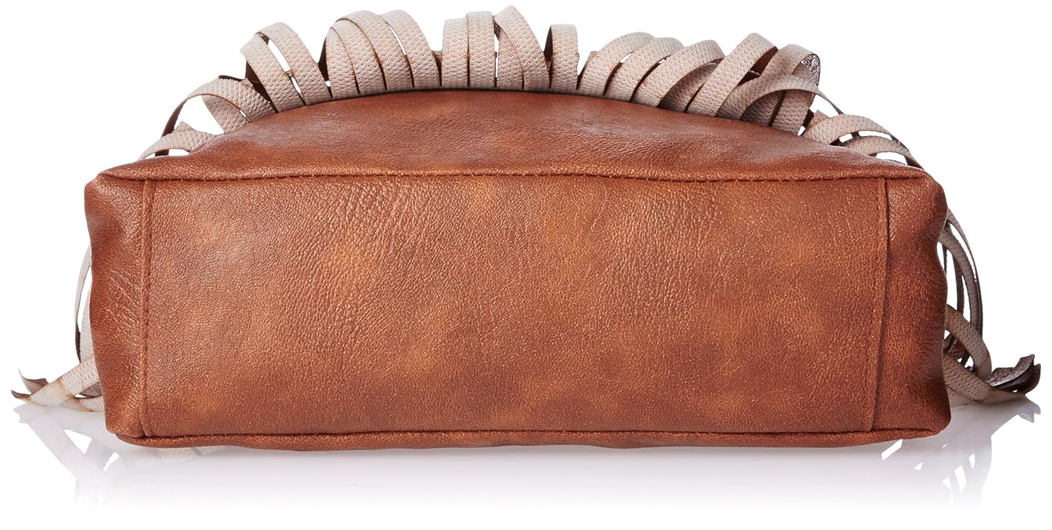 alessia74 women's sling bag (dark tan) (pbg246h)