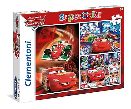 Clementoni Cars 3 in 1 Puzzle (144 Piece)
