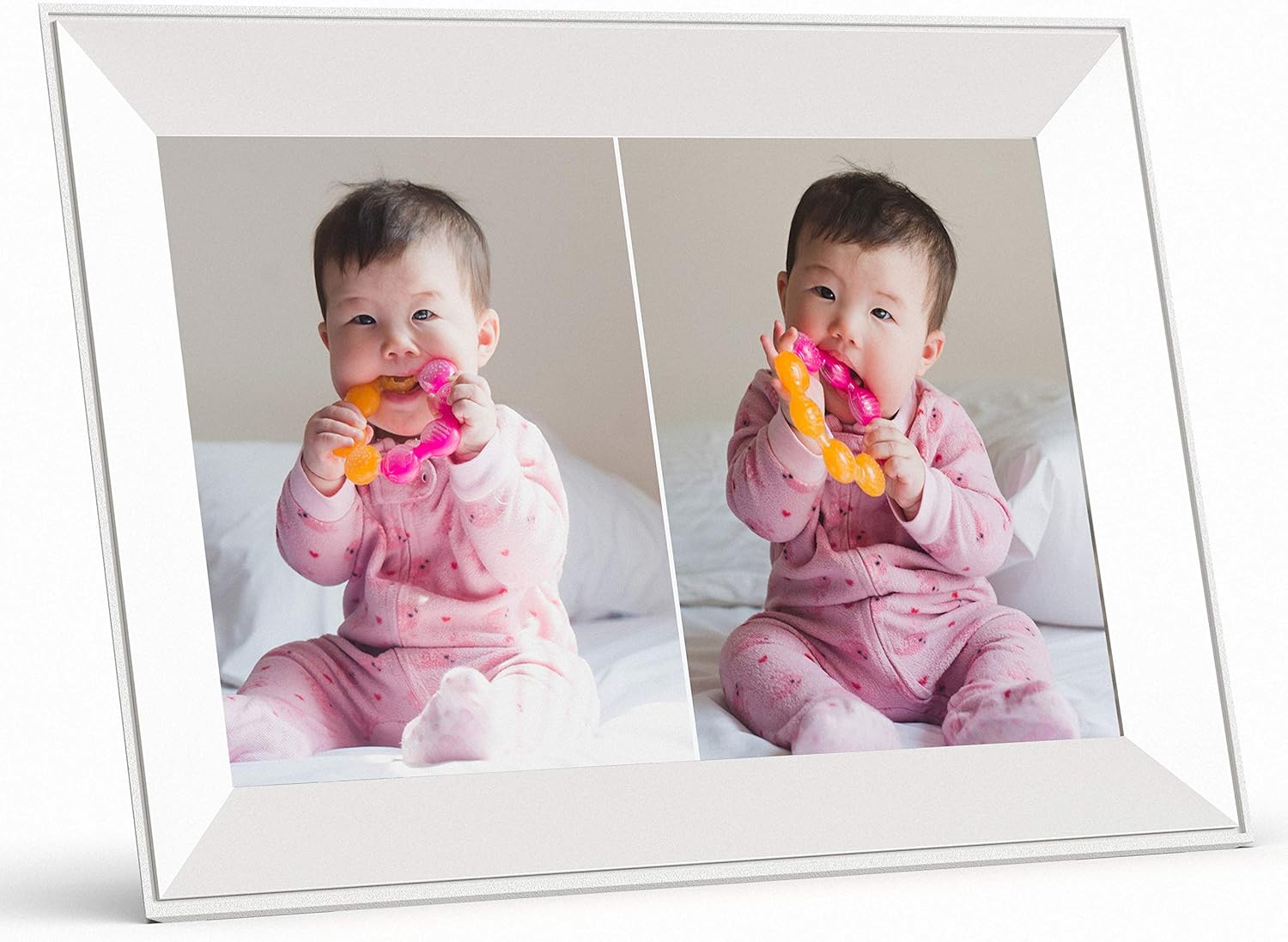 Aura Carver Smart Digital Picture Frame 10.1 Inch HD WiFi Cloud Digital Frame Free Unlimited Storage Easy Setup to Send Photos Remotely Via App More Secure Than Email : Camera & Photo