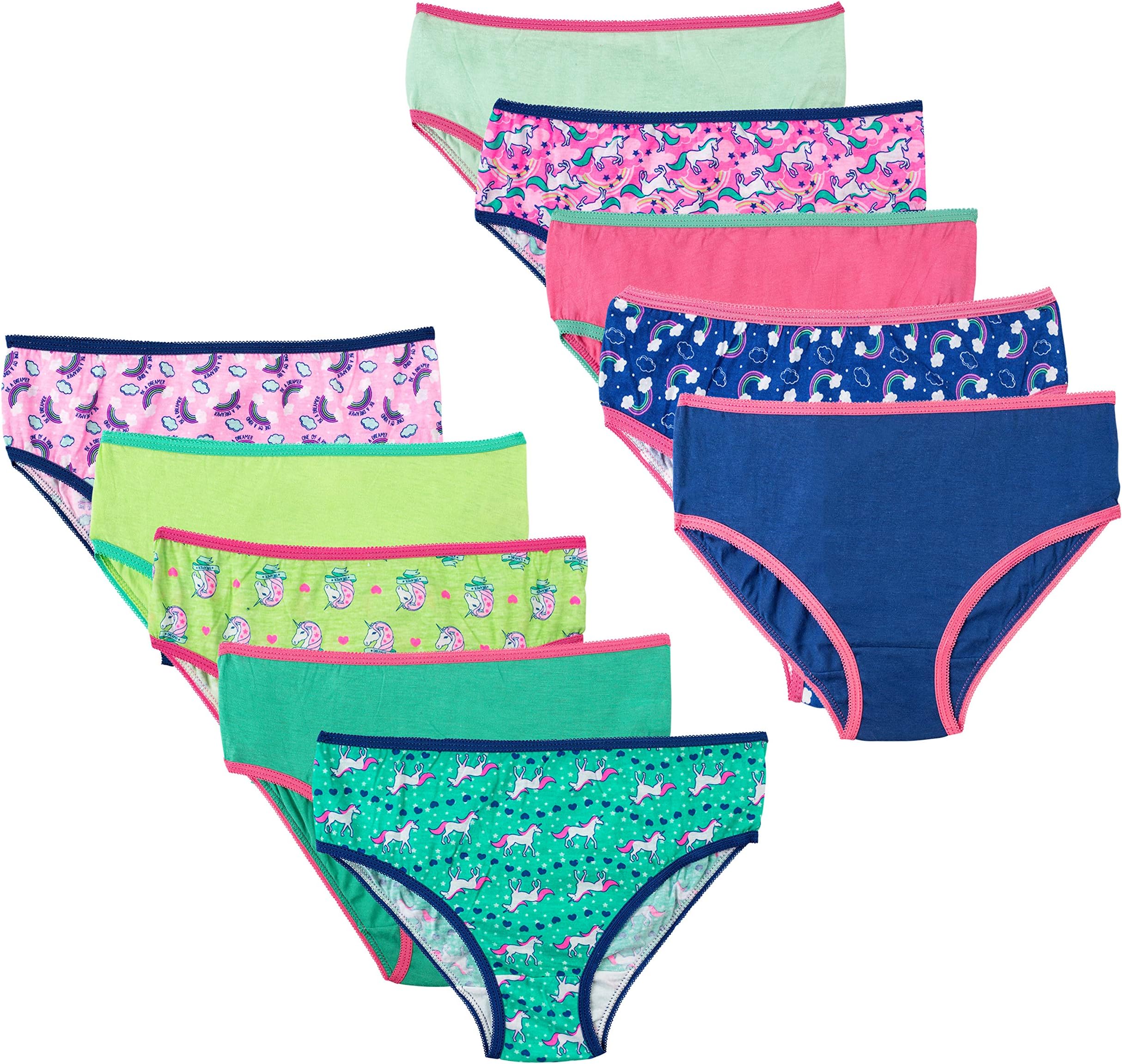 Simply Adorable Girls Bikini Panty Underwear 10 Pack